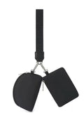 Pomelo Best Wristlet Wallet for Women Double Pouch Zipper Wrist Bag Portable Small Clutch Purse for Daily Use
