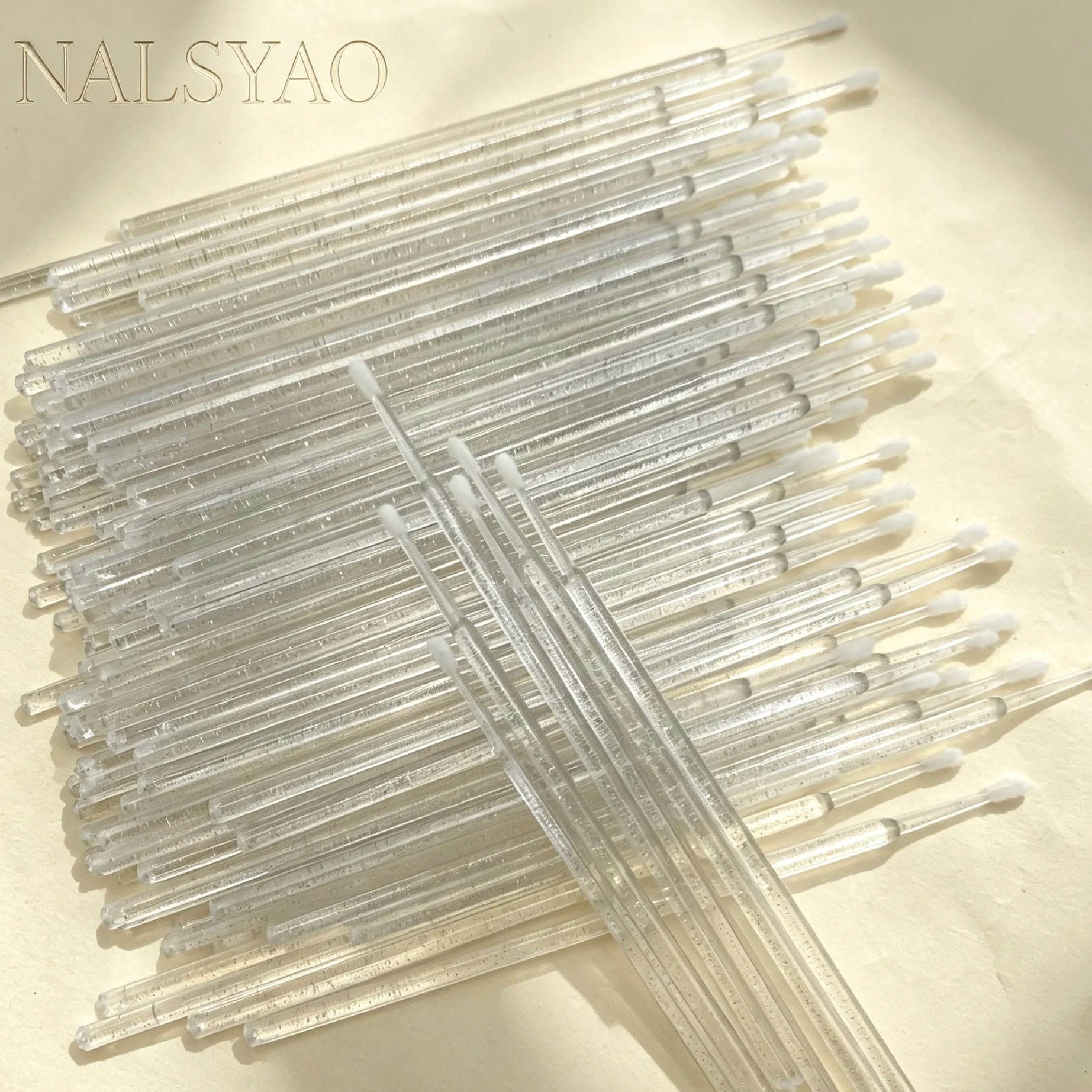 100/500Pcs Crystal Micro Applicator Brush for Eyelash Extension, Micro Cotton Swabs, Lips Mascara Wands, Pink Microbrush, Lash Lift