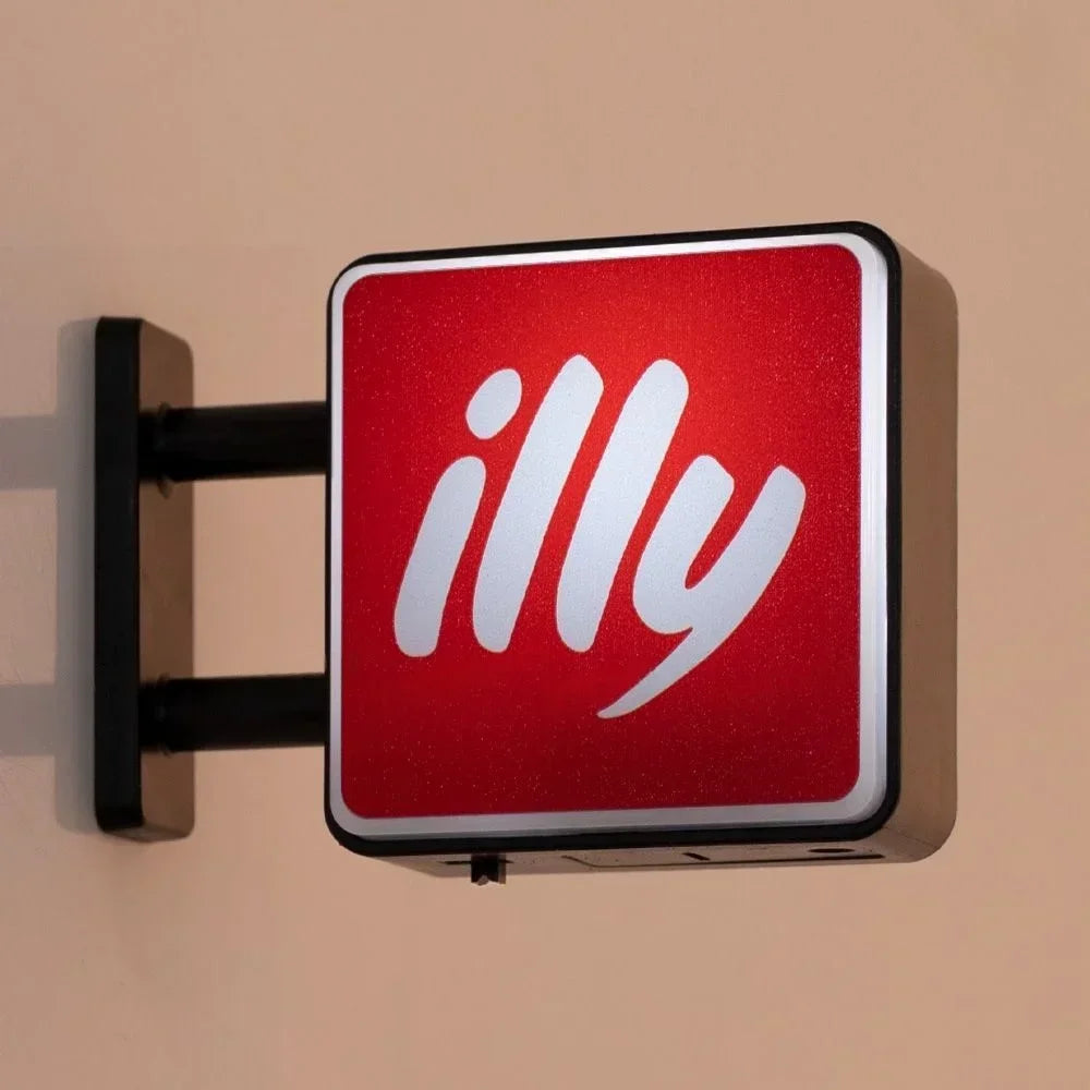 World Classic Coffee Brands Light Sign Refrigerator Magnet Coffee Machine Decor Arabica Lavazza Illy Blue Bottle Peet's Coffee