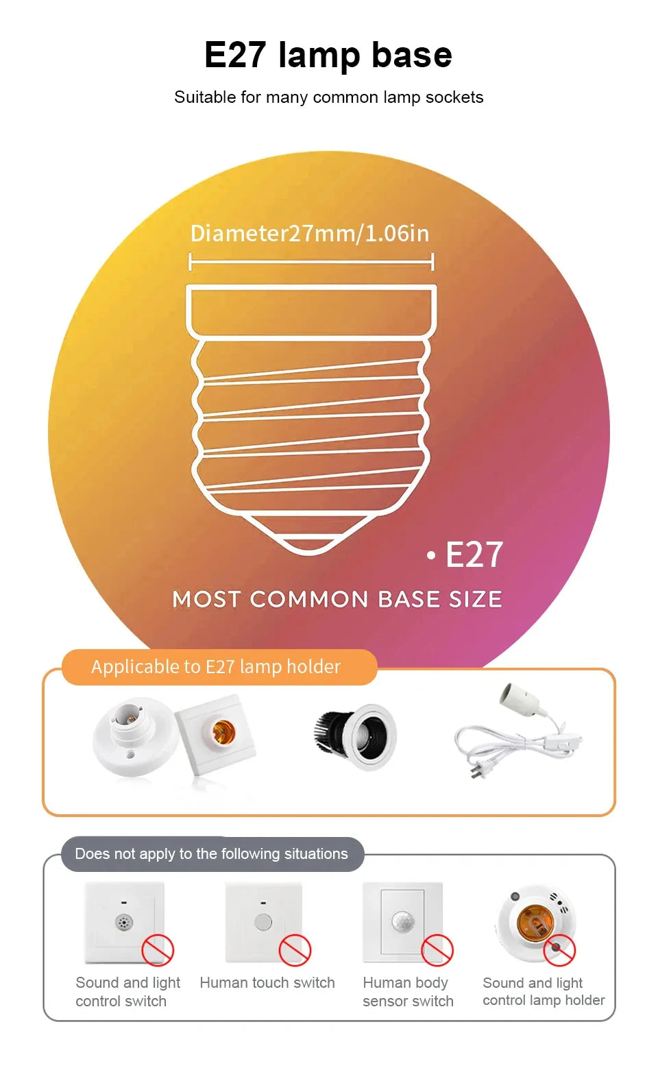 2PCS LED Bulb Light E27 12W Radar Motion Sensor 220V White Lamp Working at Night Auto On for Home Living Room Stairs Pathway