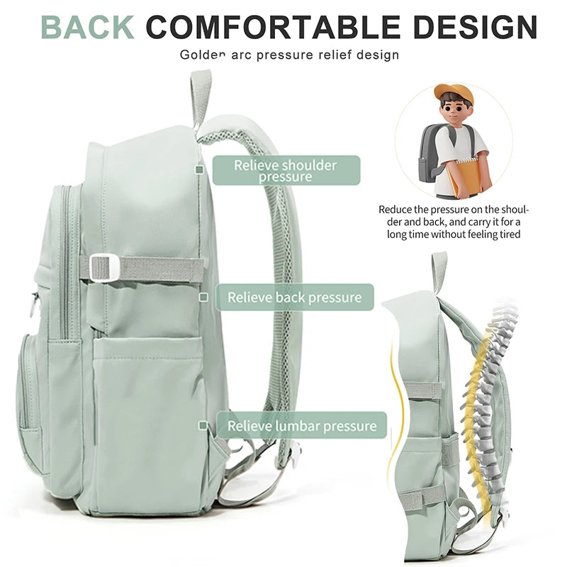 School Backpack for Women Teenagers Girls Boys Children's School Bag Casual Travel Laptop Backpack College Bookbag Work Daypack