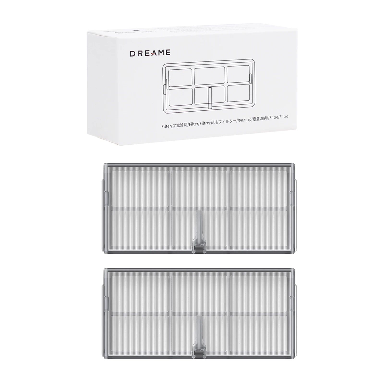 Original Dreame Filter for D20 Ultra/L10 Prime/L10s Pro Ultra/L20 Ultra/L30s Ultra/X30 Ultra/X40 Ultra/L40 Ultra Robot Vacuum