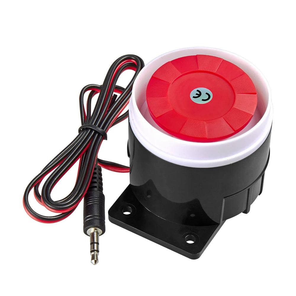 KERUI Mini Wired Siren Horn For Wireless Home Alarm Security System 120 dB Loud Siren