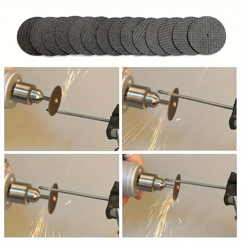 Abrasive Cutting Disc 32mm With Mandrels Grinding Wheels For Accesories Metal Cutting Rotary Tool Saw Blade
