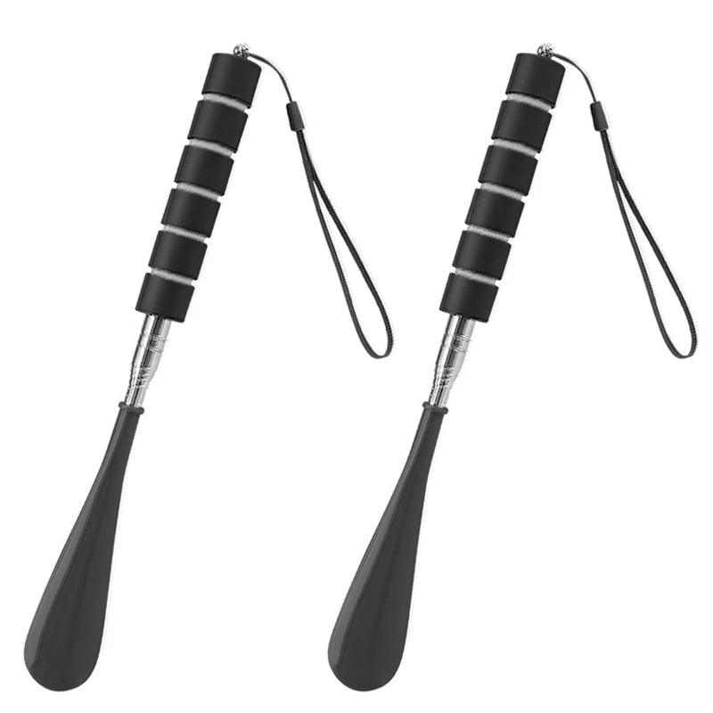 Stretchable Long Shoe horns 30cm-71cm Metal Shoehorn pregnant woman elderly Shoe spoon household Shoe spatula 1Pcs/2Pcs