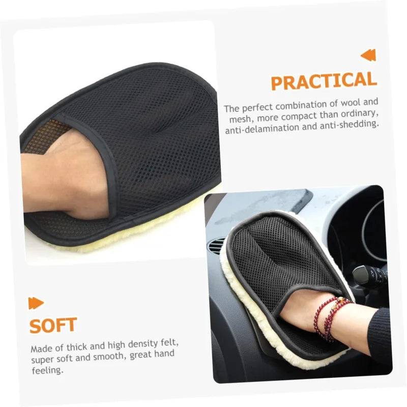 Car Styling Soft Car Wash Cleaning Glove Cleaning Brush Motorcycle Washer Care Products Automotive Cleaning Cloth Towel
