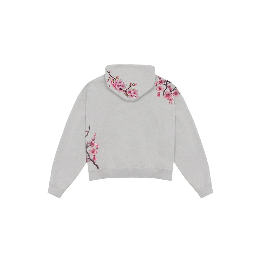 Y2K Vintage Oversized Cherry Blossom Embroidered Hooded Jacket Mens Womens Pink Zipper Coat Harajuku Hip Hop Graphic Streetwear