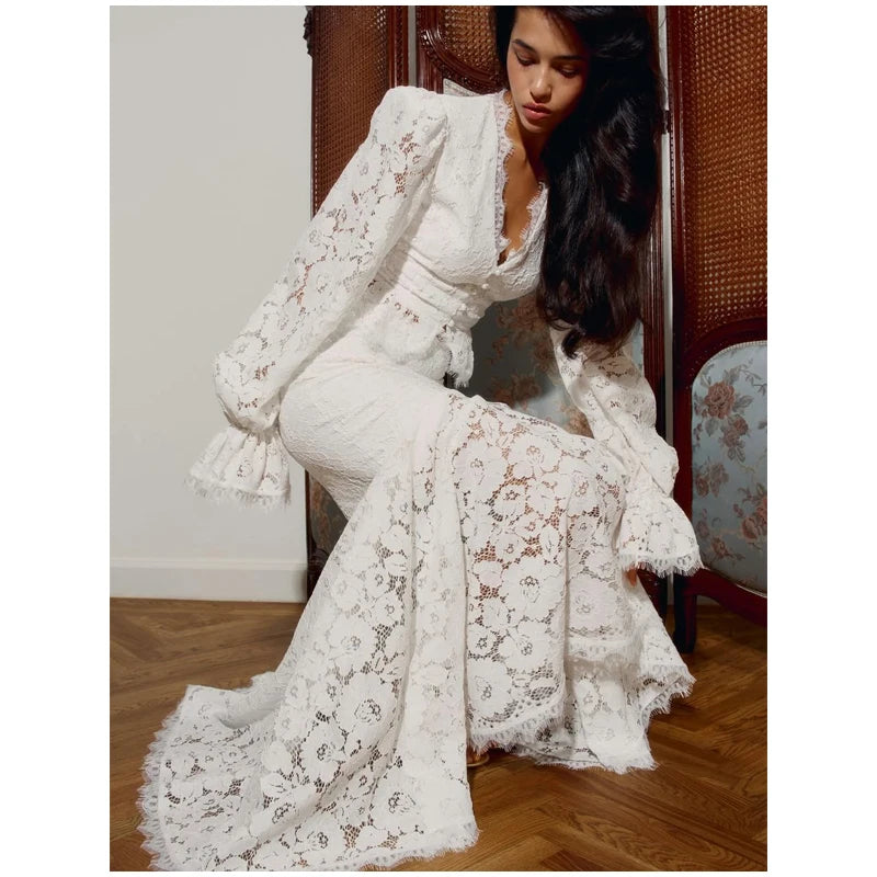Women's White Lace Trim Corset Mini Dress Sexy Sweetheart Neck Spaghetti Strap Slit Hem 2026 Summer Leisure Nightclub Party Wear