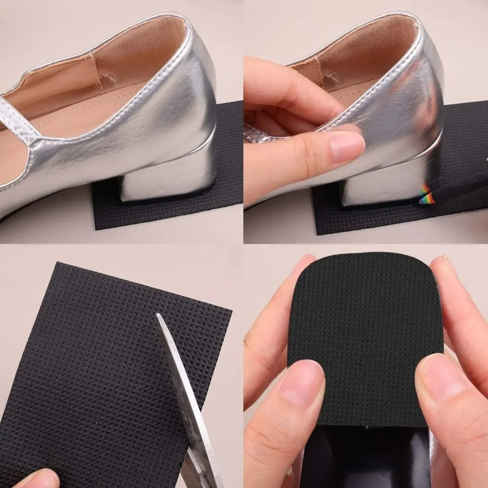 Durable Elastic Sole Anti Slip Sticker Repair Wearable Shoe Sole Protectors Self Adhesive Shoe Mute Cushion Shoe Bottom Pads