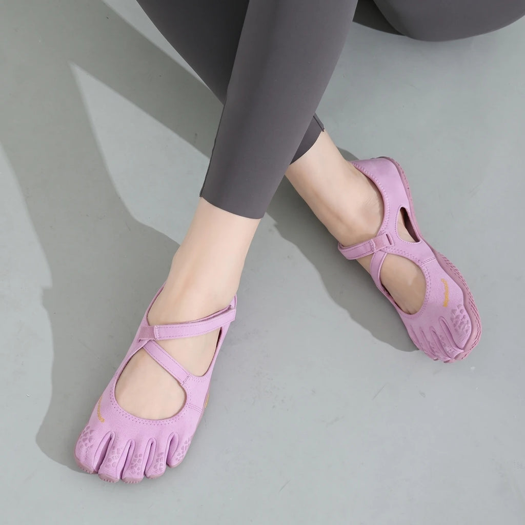 Women's Five Toe Shoes with Loop Strap - Barefoot Minimalist Flats for Hiking, Yoga, Gym Quick-Dry Water & Everyday Casual Wear
