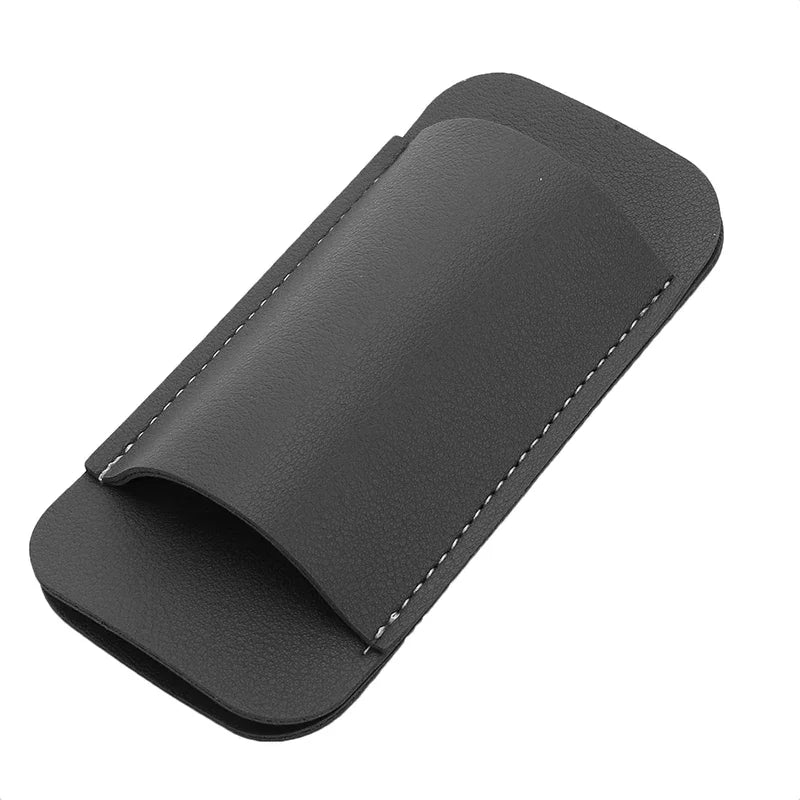 Leather Knives Sheaths EDC Leather Sheath For Folding Knives Carrier Mini Knives Flashlight Leather Holster