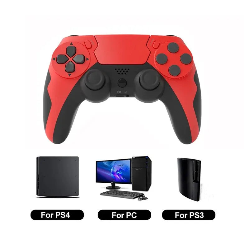 GAMINJA P48 Wireless Gamepad with Six Axis Gyroscope Game Controller For PS4 PS3 Console Wins 7 8 10 Dual Vibration PC Joystick switch controller pubg xbox one xbox one controller xbox one controller