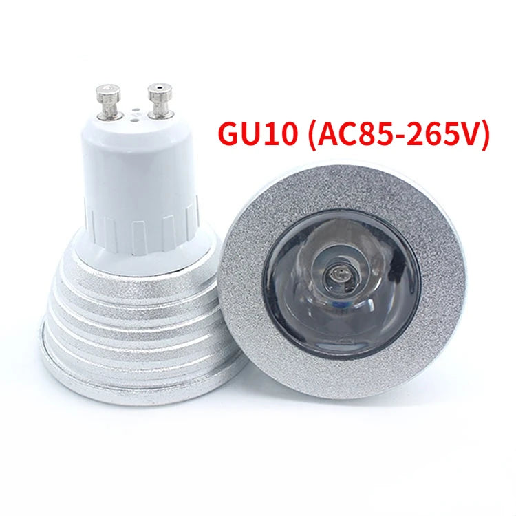 New RGB LED Spotlight 3W E27 E14 GU10 GU5.3 MR16 With 24-Key Remote Control Color Dimmable Light Bulbs For Home Decoration