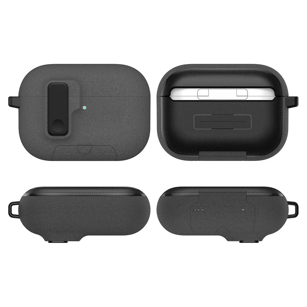 For Airpods Pro 3 Case with Automatic Lock & Cleaning Kit Phone Stand Design Protective Case Cover for Airpods Pro 3