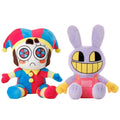 Hot The Amazing Digital Circus Pomni Jester Clown Plush Toy Soft Stuffed Cartoon Doll Home Decor Throw Pillow For Adult Gift