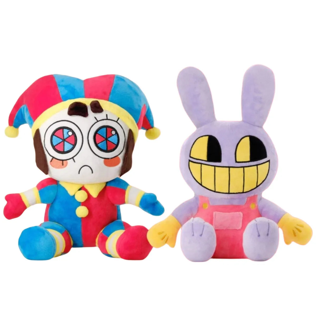 Hot The Amazing Digital Circus Pomni Jester Clown Plush Toy Soft Stuffed Cartoon Doll Home Decor Throw Pillow For Adult Gift