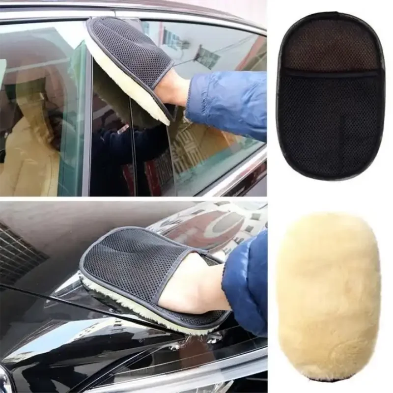 Car Styling Soft Car Wash Cleaning Glove Cleaning Brush Motorcycle Washer Care Products Automotive Cleaning Cloth Towel