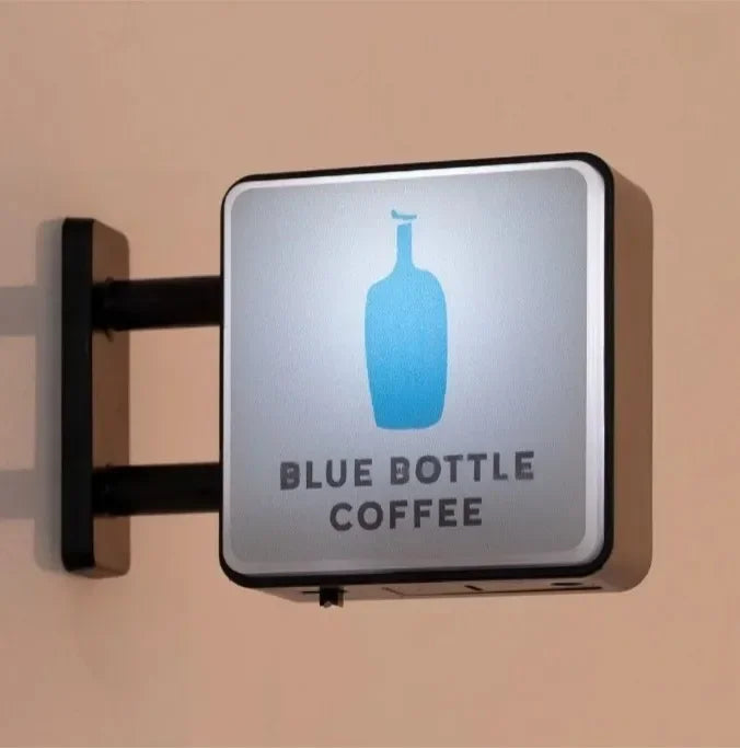 World Classic Coffee Brands Light Sign Refrigerator Magnet Coffee Machine Decor Arabica Lavazza Illy Blue Bottle Peet's Coffee