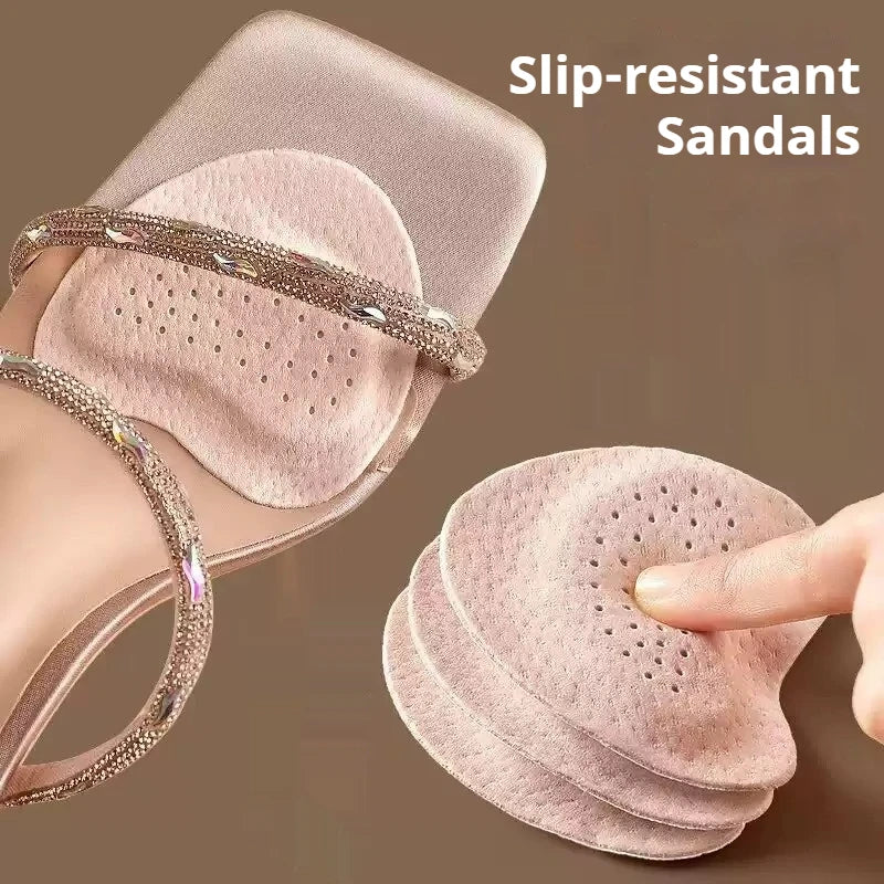 High Heels Anti-slip Stickers Summer Sandals Leather Forefoot Pads for Self-adhesive Invisible Non-slip Pad 1Pair/2Pair/3Pair