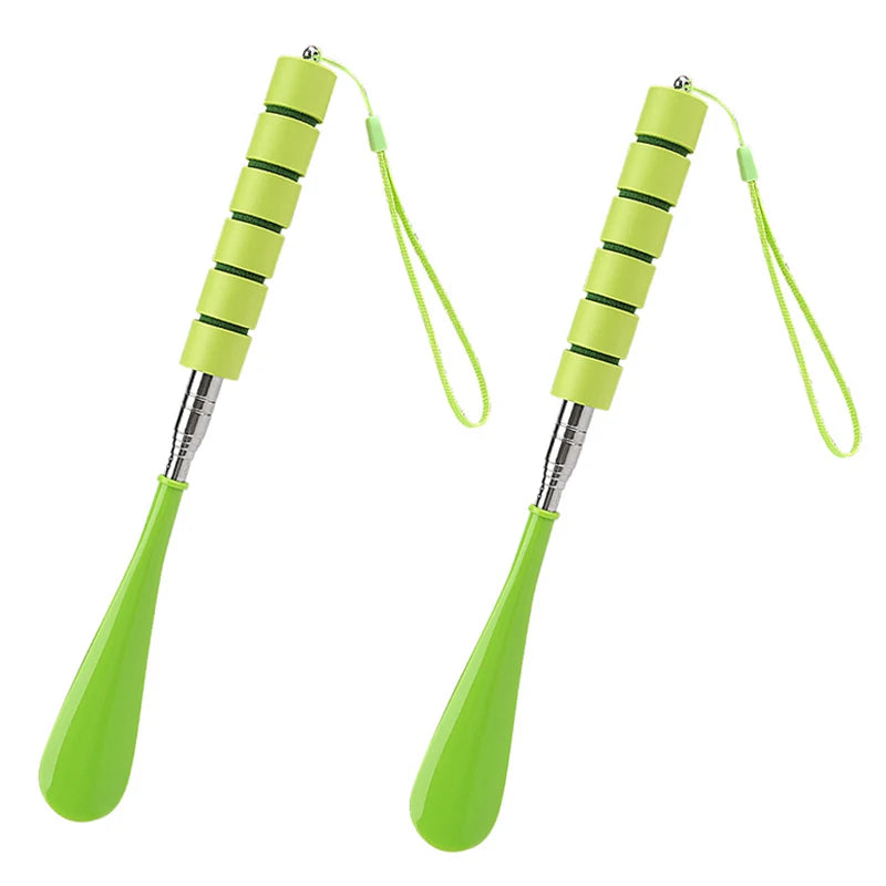 Stretchable Long Shoe horns 30cm-71cm Metal Shoehorn pregnant woman elderly Shoe spoon household Shoe spatula 1Pcs/2Pcs