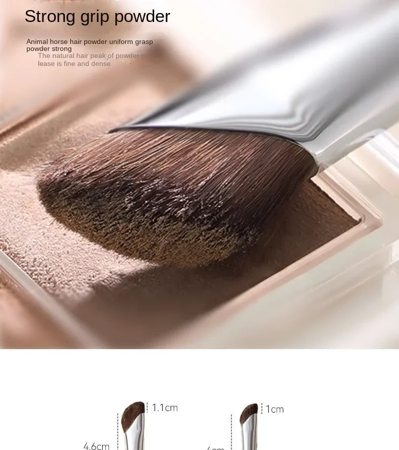 Nose Contour Brush Flat Nose Contour Brush Angled Contour Makeup Brush Natural Hair Angled Contour Shadow Smudge Makeup Brushes