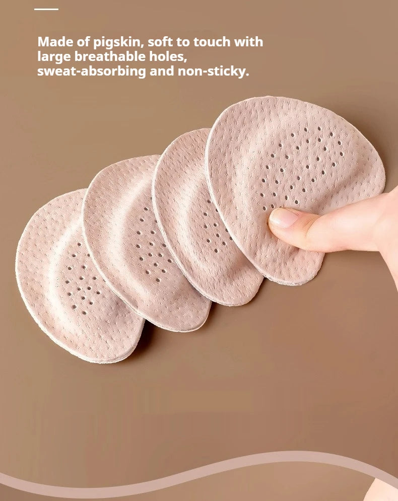Leather Forefoot Pads for High Heels Anti-slip Stickers Summer Sandals Self-adhesive Invisible Non-slip Pad 1Pair/2Pair/3Pair