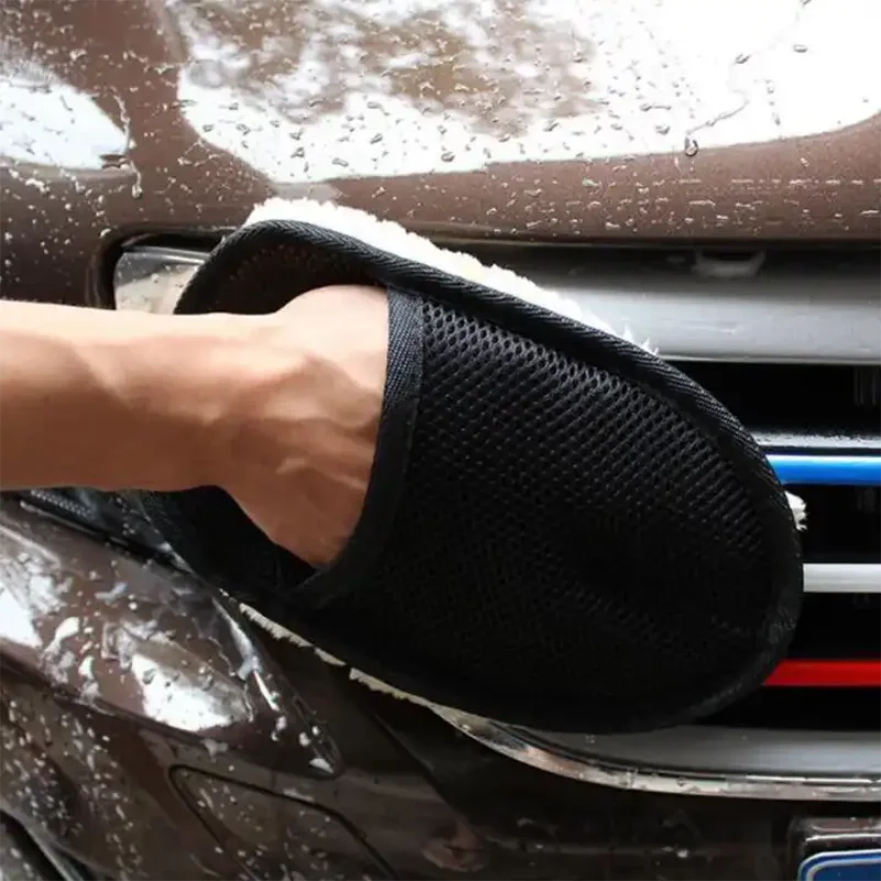 Car Styling Soft Car Wash Cleaning Glove Cleaning Brush Motorcycle Washer Care Products Automotive Cleaning Cloth Towel