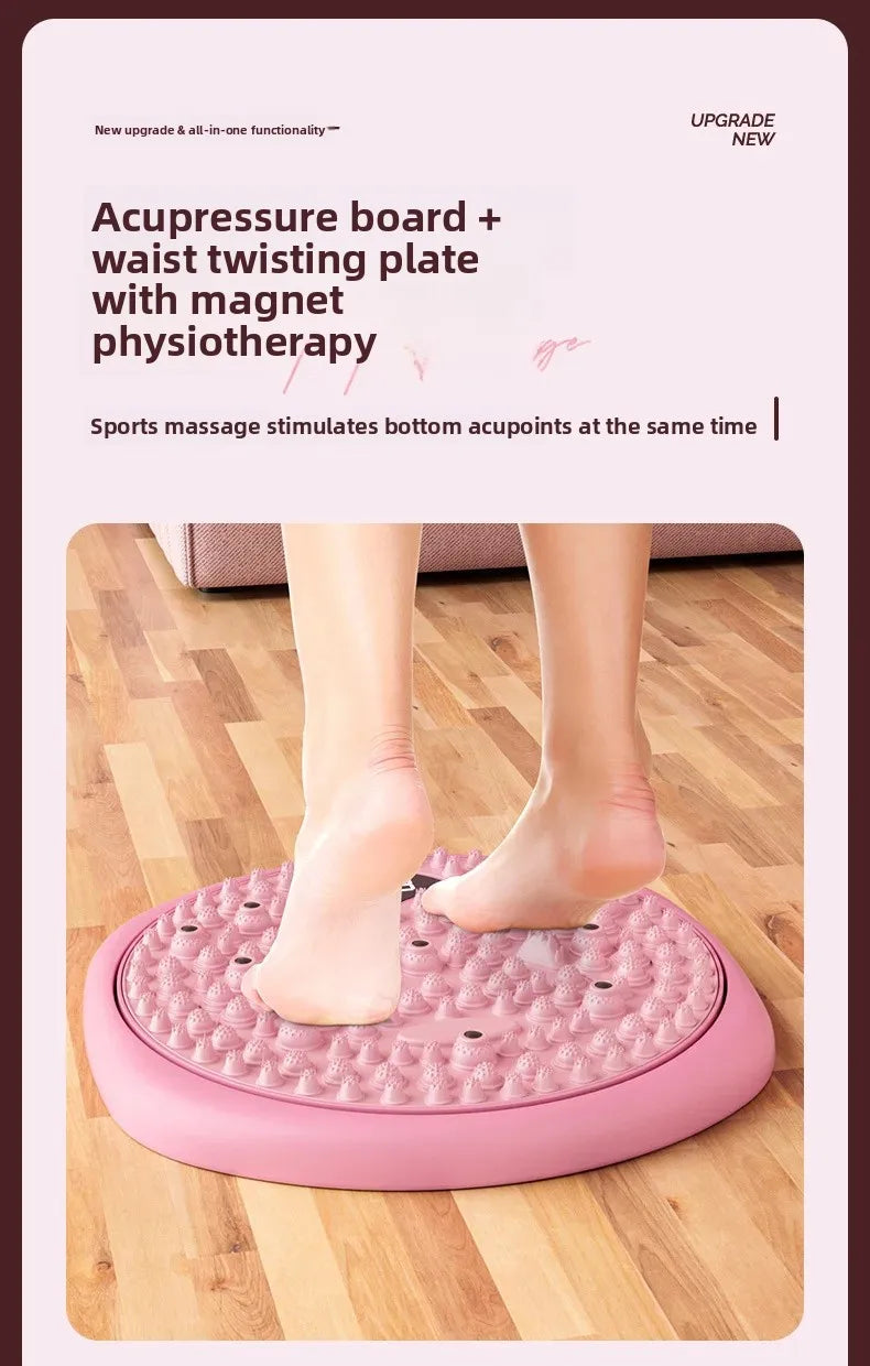 Exercise Waist Twisting Disc Foot Massage Waist Torsion Disc Fitness Equipment Portable Magnetic Foot Massage Twisting Machine