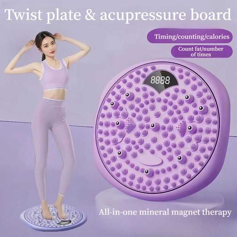 Exercise Waist Twisting Disc Foot Massage Waist Torsion Disc Fitness Equipment Portable Magnetic Foot Massage Twisting Machine