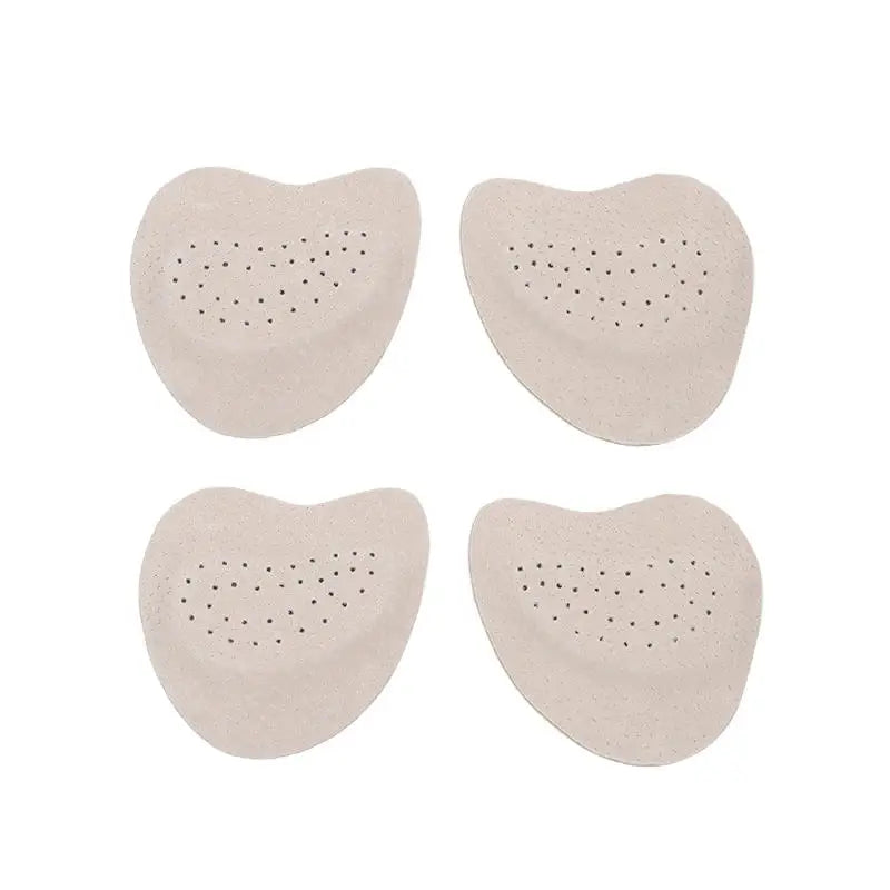 4PCS Sandals Anti-slip Stickers Leather Forefoot Pad Women High Heels Pain Relief Insert Insoles Toe Cushion Foot Care Shoes Pad