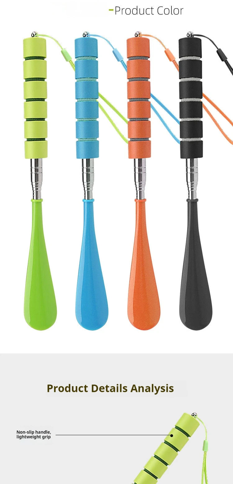 Stretchable Long Shoe horns 30cm-71cm Metal Shoehorn pregnant woman elderly Shoe spoon household Shoe spatula 1Pcs/2Pcs