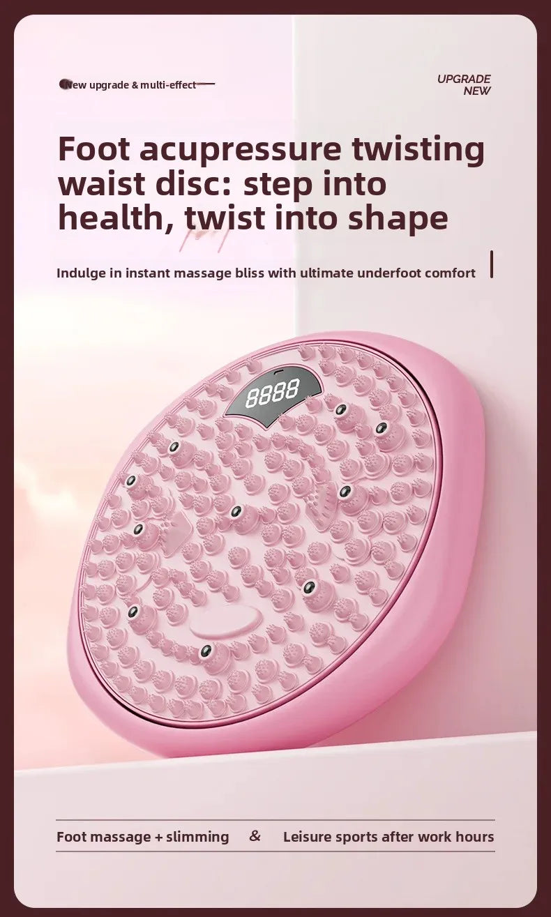 Exercise Waist Twisting Disc Foot Massage Waist Torsion Disc Fitness Equipment Portable Magnetic Foot Massage Twisting Machine