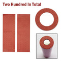 Insulating pad adhesive hardboard for 18650 battery insulation pad welding tools 200 pieces battery insulation rings