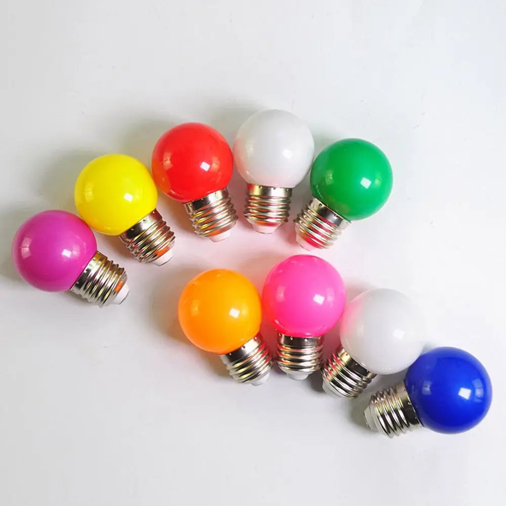3W Led Bulb Lamp E27 B22 Colorful Led Light Lamparas Flashlight G45 Globe Bulbs Home Decor
