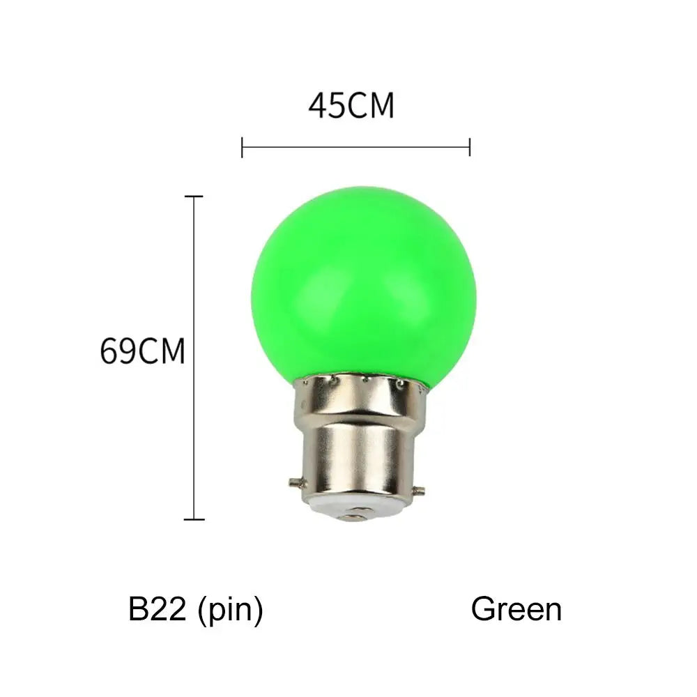 3W Led Bulb Lamp E27 B22 Colorful Led Light Lamparas Flashlight G45 Globe Bulbs Home Decor