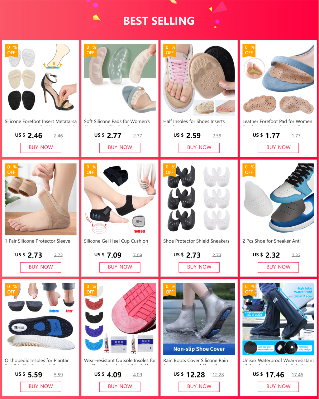 Leather Forefoot Pads for Women's Sandals, High Heels, Non-slip Shoe Insoles, Inserts, Adhesive Anti-Slip Stickers