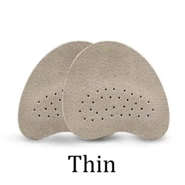 Leather Forefoot Pads for Women's Sandals, High Heels, Non-slip Shoe Insoles, Inserts, Adhesive Anti-Slip Stickers