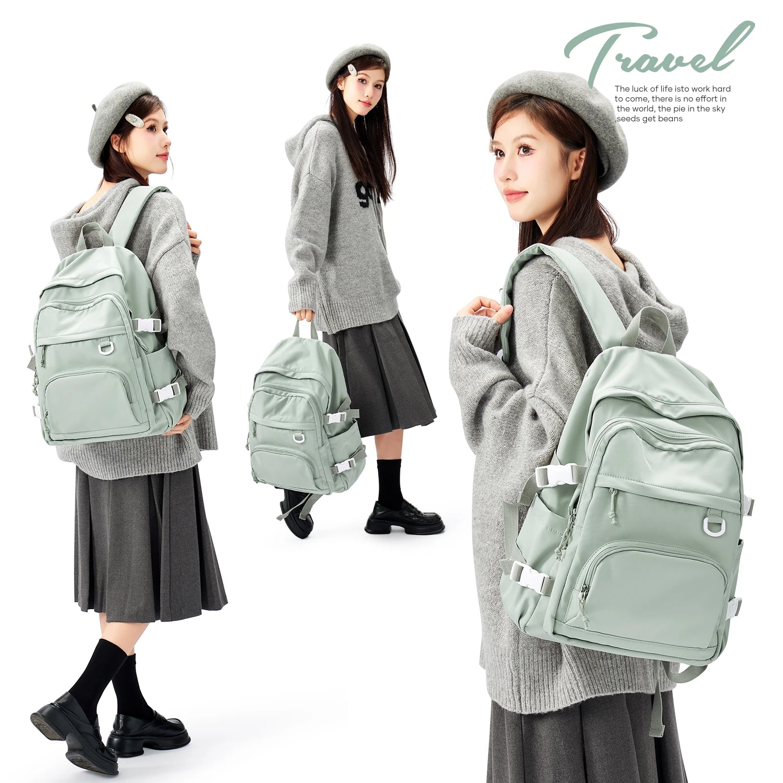 School Backpack for Women Teenagers Girls Boys Children's School Bag Casual Travel Laptop Backpack College Bookbag Work Daypack