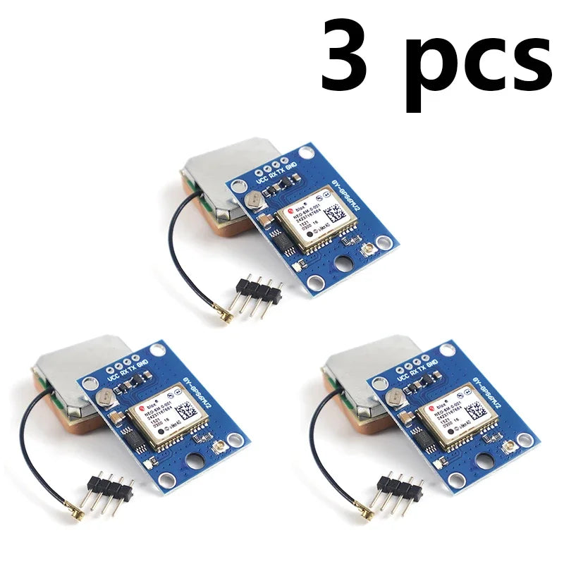 NEO-6M GPS Module with Ceramic Antenna EEPROM Backup for Arduino ESP32 STM32 UAV Drone Data Logger DIY Electronics