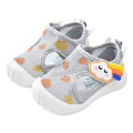 Cartoon Mesh Non-Slip Baby Breathable Shoes for Spring Summer High Elastic Comfy Shoes Kids Shoes For Learning Walking