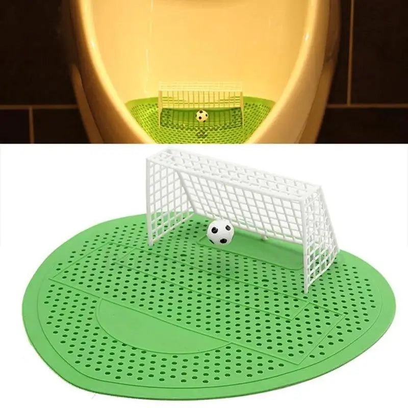 Football Shooting Mat Goal Urinal Men's Toilet Urinal Tool Football Soccer Shot Goal Urinal Filter Screen Mat Pad Home Hotel Clu