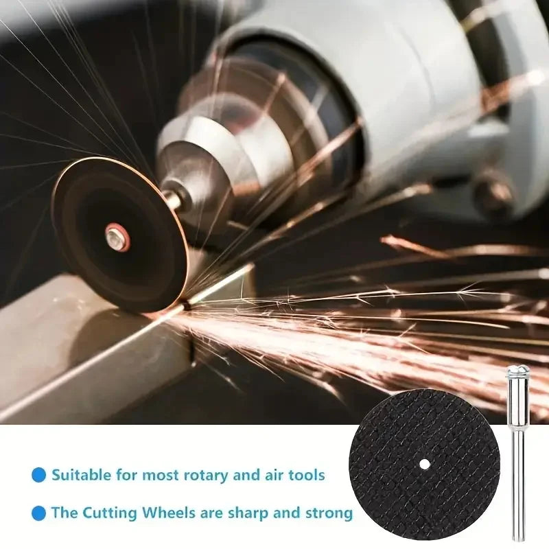 Abrasive Cutting Disc 32mm With Mandrels Grinding Wheels For Accesories Metal Cutting Rotary Tool Saw Blade